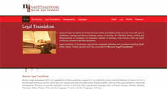 Desktop Screenshot of moscowlegaltranslation.com
